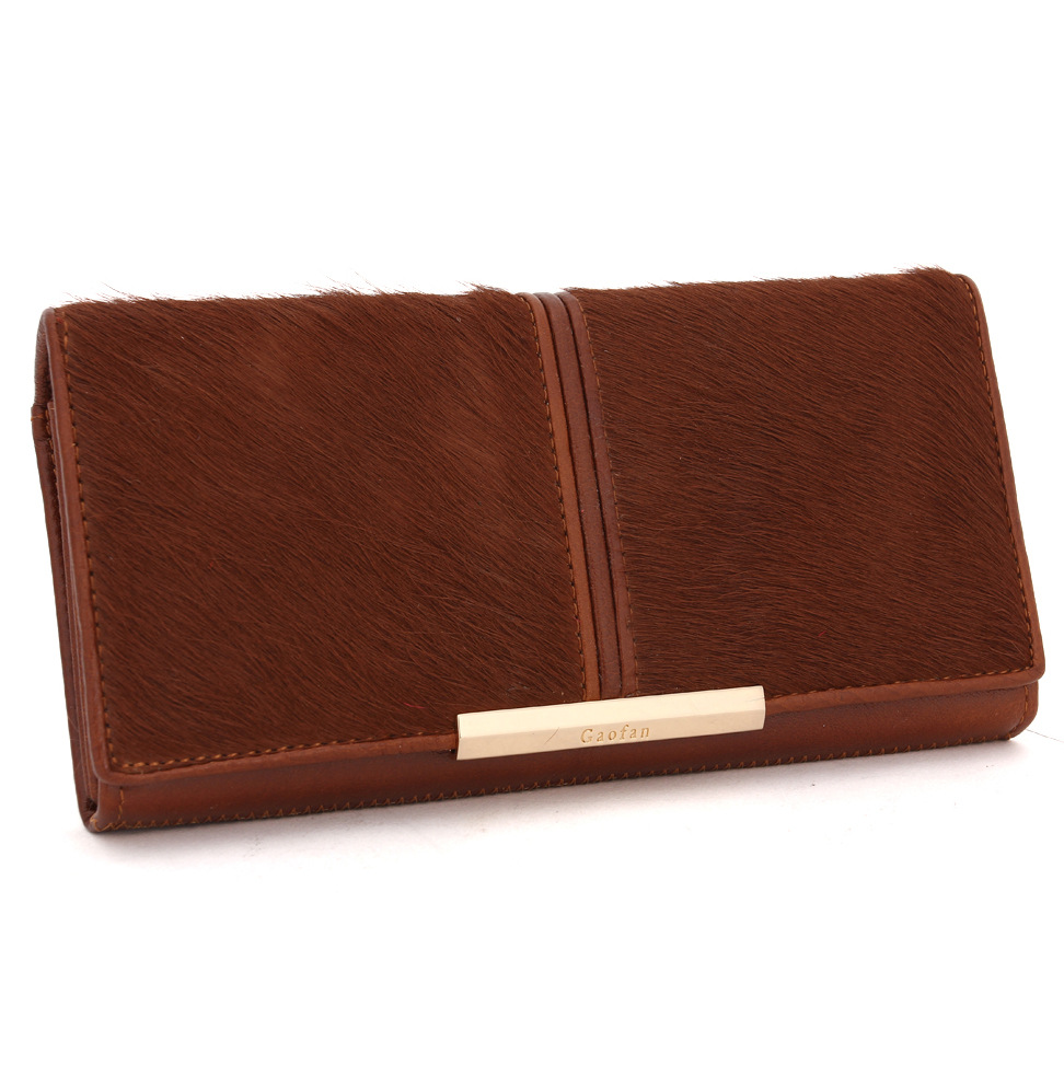 Fashion Long Section Genuine Leather Ms Wallet Clutch Female Models Trend Clutch Bag