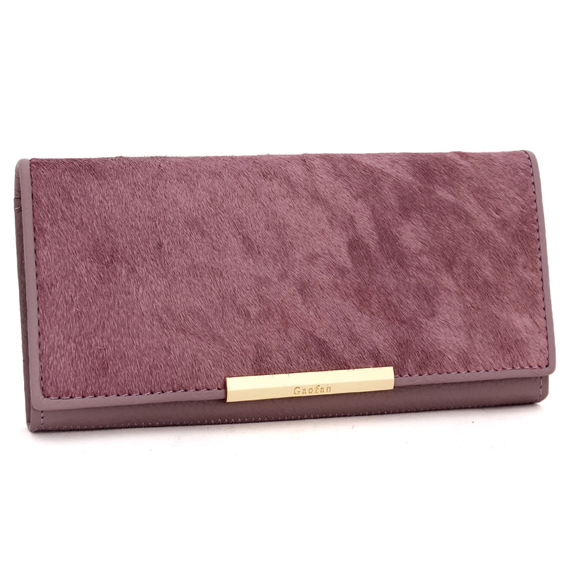 Fashion Long Section Genuine Leather Ms Wallet Clutch Female Models Trend Clutch Bag