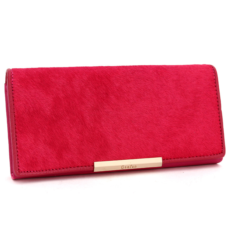 Fashion Long Section Genuine Leather Ms Wallet Clutch Female Models Trend Clutch Bag