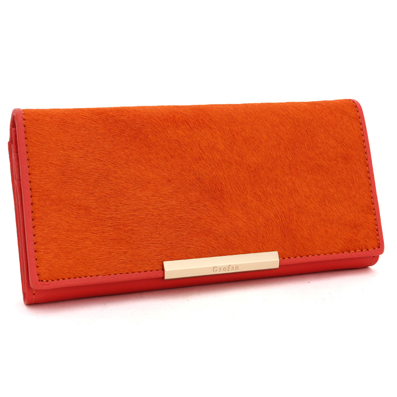 Fashion Long Section Genuine Leather Ms Wallet Clutch Female Models Trend Clutch Bag
