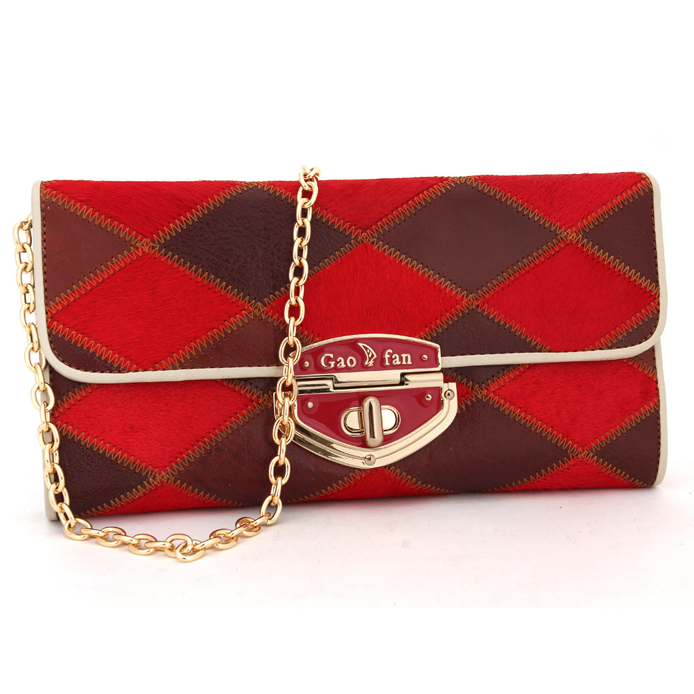 Ms Fashion Horse Hair Genuine Leather Lady Bags Ms Messenger bag Shoulder  Handbags