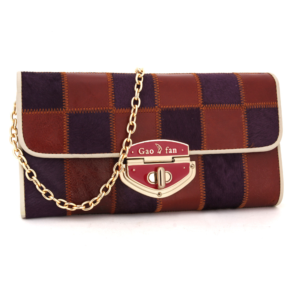 Ms Fashion Horse Hair Genuine Leather Lady Bags Ms Messenger bag Shoulder  Handbags