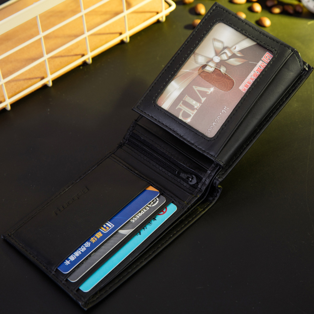 Men Genuine Leather Wallet Coin bag Wallet Student Fashion Trend Cowhide Wallet