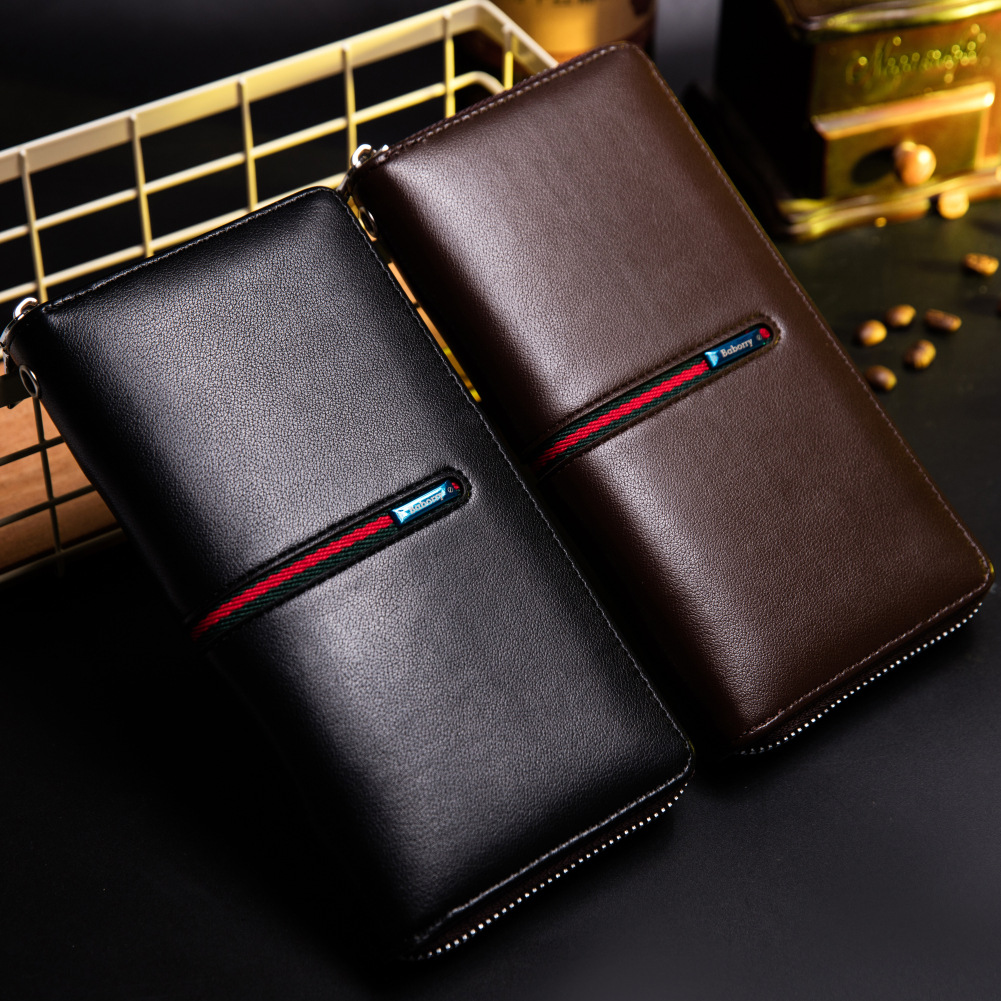 Western style Long Section Men Clutch Wallet Multifunction Creative Business Clutch bag