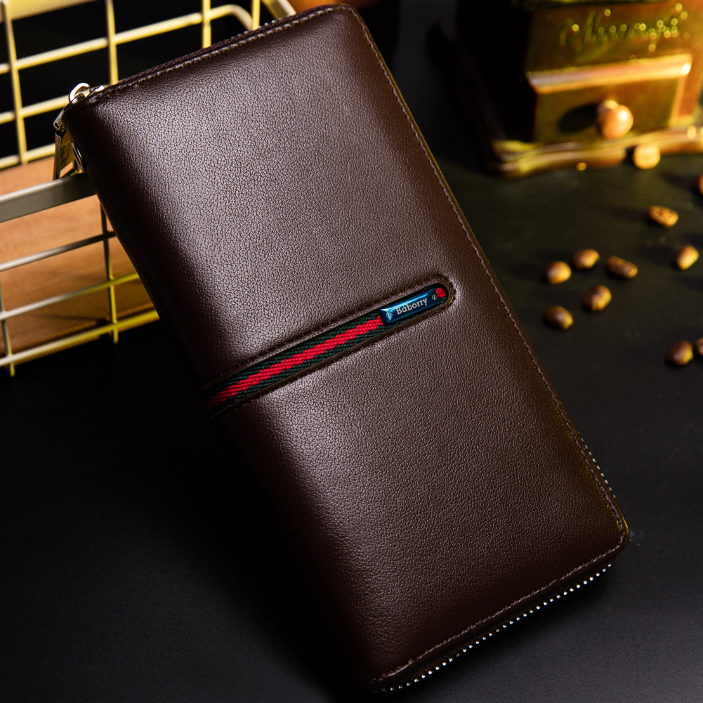 Western style Long Section Men Clutch Wallet Multifunction Creative Business Clutch bag