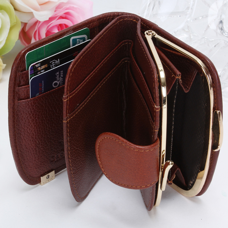 Ms Horse Hair Wallet Long Section Genuine Leather Wallet Female Models Fashion Trend Clutch bag