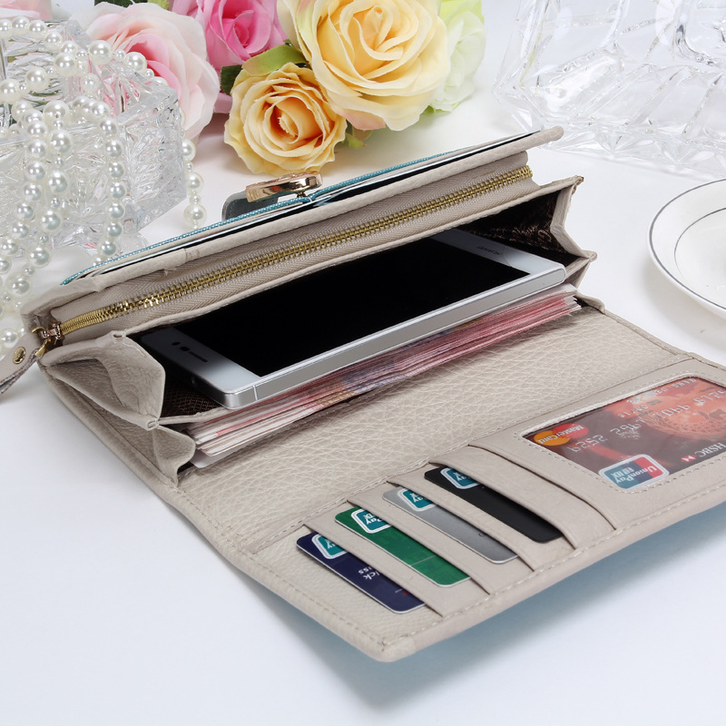 Ms Wallet Long Section Genuine Leather Clutch Fashion Female Models Trend Clutch Bag