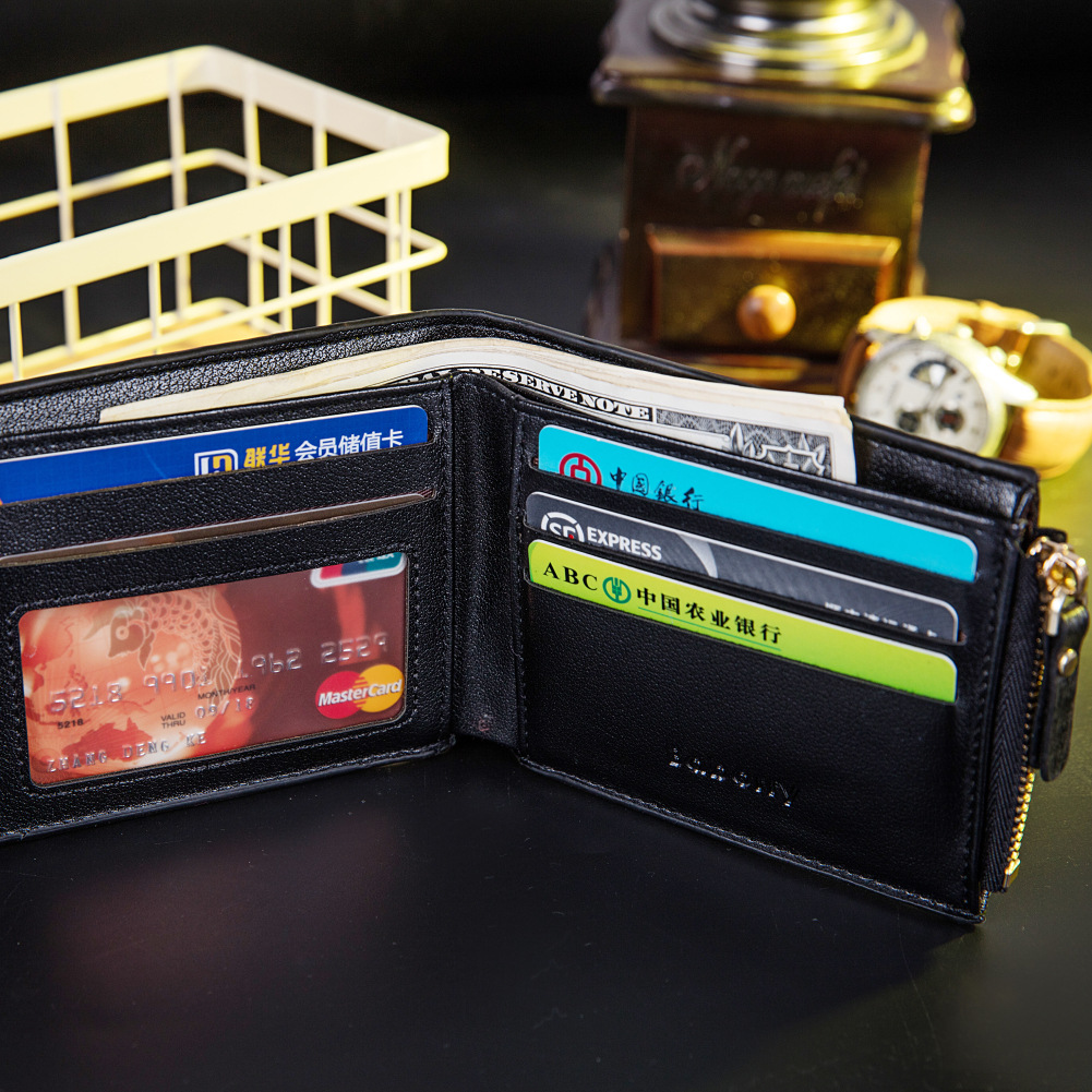 Men personality The New wallet Card package student trend Short paragraph wallet