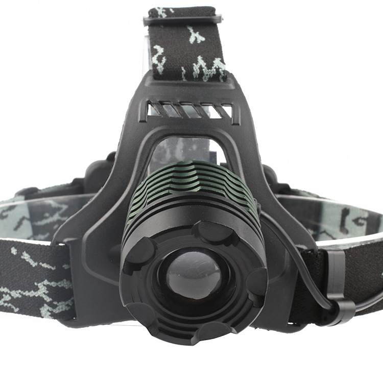 Led Outdoor illumination Glare Headlamp Charge Rotate Zoom Hunt Miner'slamp Headlamp