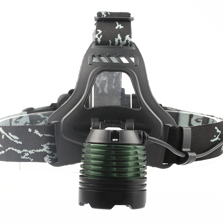 Led Outdoor illumination Glare Headlamp Charge Rotate Zoom Hunt Miner'slamp Headlamp