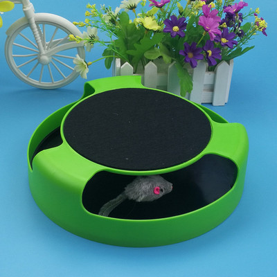 Pet Kitten Cat Toy Catch The Mouse Interactive Cat Training Play Activity Game System