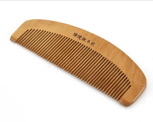 2set Ms Fashion Sandalwood Peach Comb Health Care Natural Anti-static Peach Comb