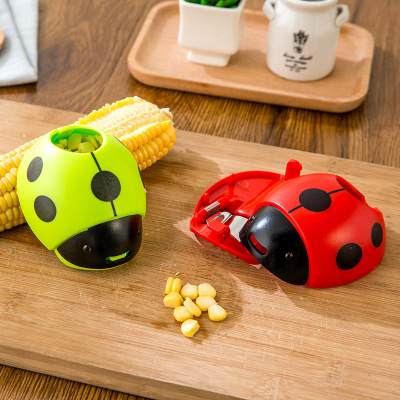 Corn Round Shaving Plane Corn Tools Creative Kitchen Cartoon Ladybug Corn Planing