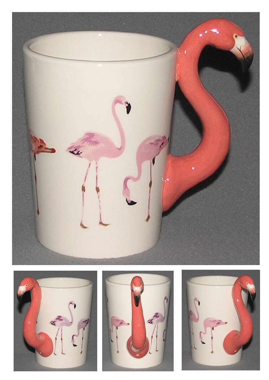 Lovely Three-dimensional Birdie Ceramics Mark Cup Drinking Glass Hand Painted 3D Animal Cup