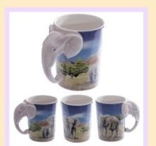 Lovely Three-dimensional Birdie Ceramics Mark Cup Drinking Glass Hand Painted 3D Animal Cup
