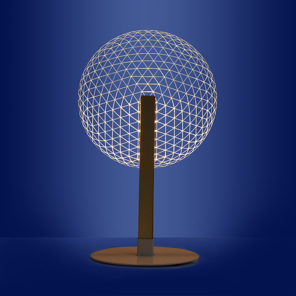 3D Visual Reading Light Woody Bracket Small Table Lamp Three-Dimensional Night light