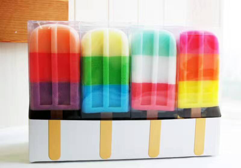 Cream Popsicles Tusi Type Long Handle Bath Flowers Rub back Scrub Bath ball Take a Bath Supplies
