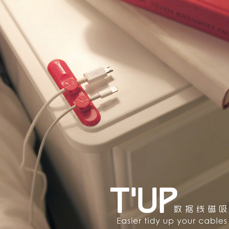 Bcase TUP Data Cable Magnetism Headphone cable Magnetism Winder Charging Cable Receiver