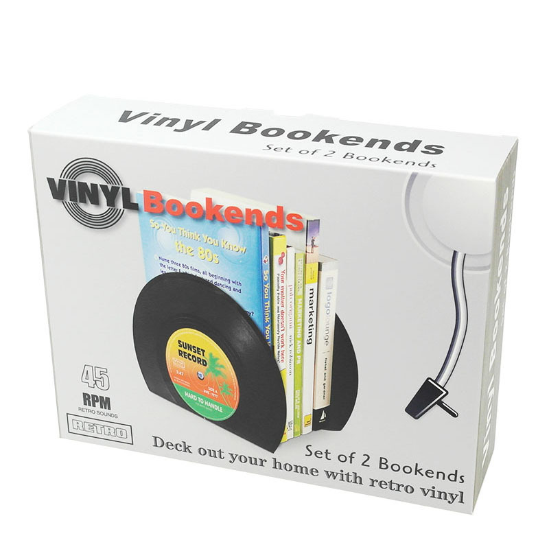 Creative Retro Vinyl Record book By the Book Stand Modern Simple Home Decoration CD Discs Book block