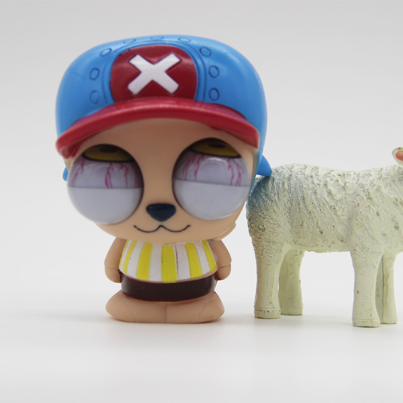 Vent Spoof Burst Eyes toy Wolf One Piece Variety Cartoon Tricky Winking Doll toy