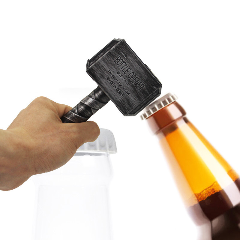 Thor's Hammer Beer Corkscrew Law Hammer Bottle Opener Home Mighty Hammer   Kitchen Restaurant Supplies