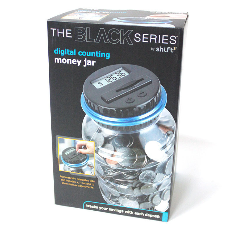 Transparent Bucket Money Cans intelligent Electronic Counter Coin Register piggy Bank