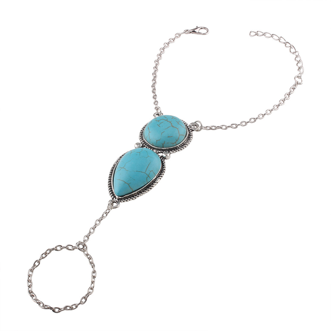 Retro Turquoise Bracelets Western Style Fashion Simple Fresh Accessories Ms Even Means Bracelets