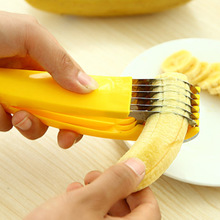 Stainless Steel Banana Slicer Fruit Cutter Chopper Sausage Cucumber Vegetable
