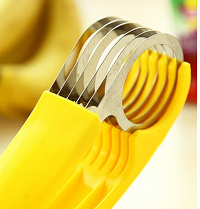 Stainless Steel Banana Slicer Fruit Cutter Chopper Sausage Cucumber Vegetable