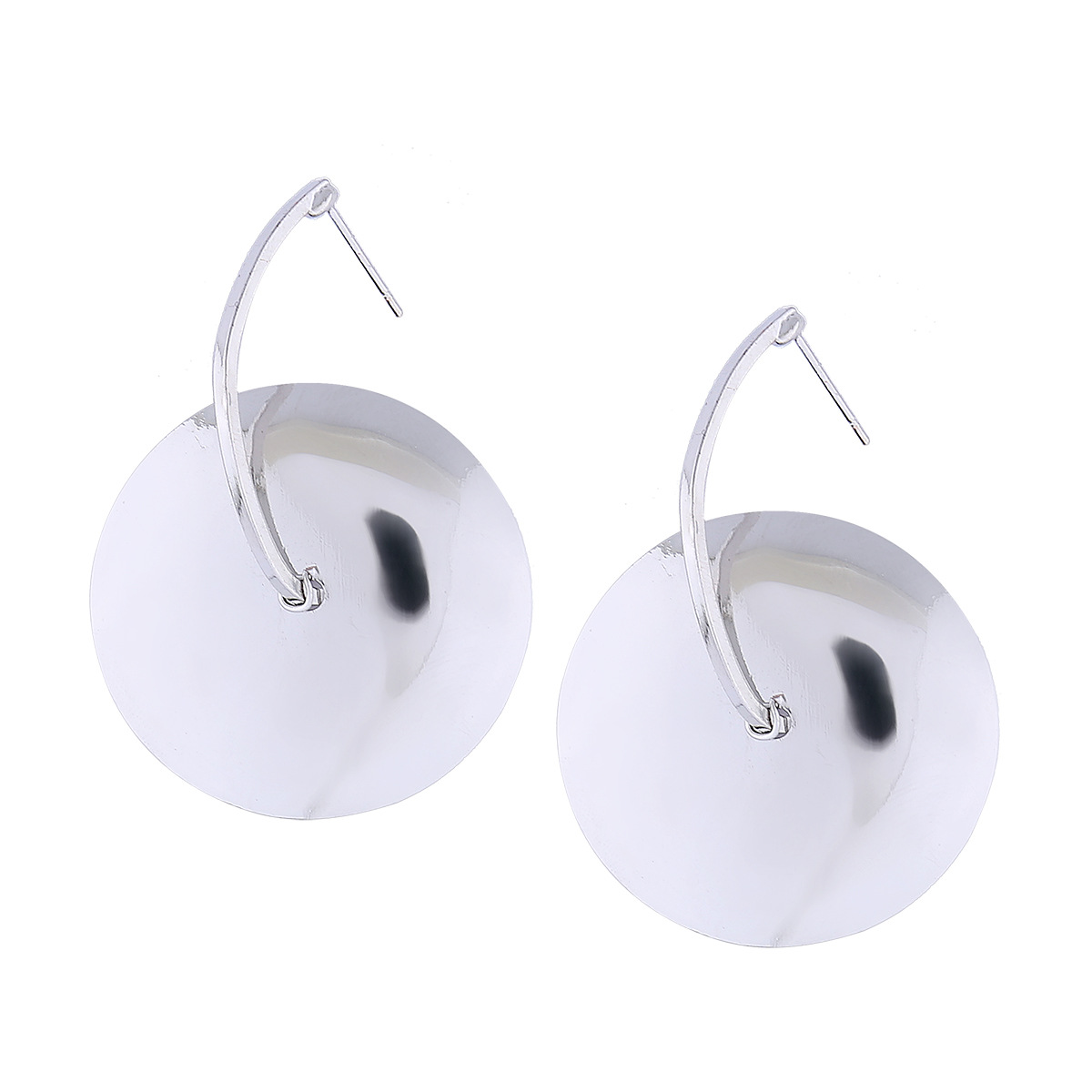 Ms Fashion Simple Small Wafer Pendant Earrings Short Pparagraph Personality Atmosphere Earring