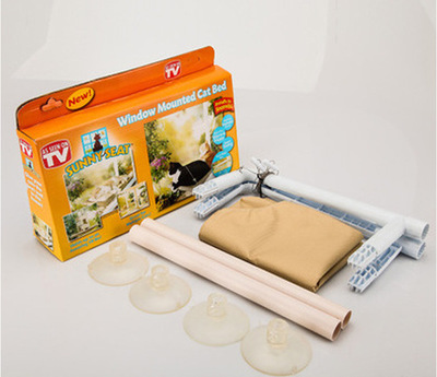 Cat Bed Window Mounted Pet Hammock Perch Sunny Seat Cushion Sunshine Hanging