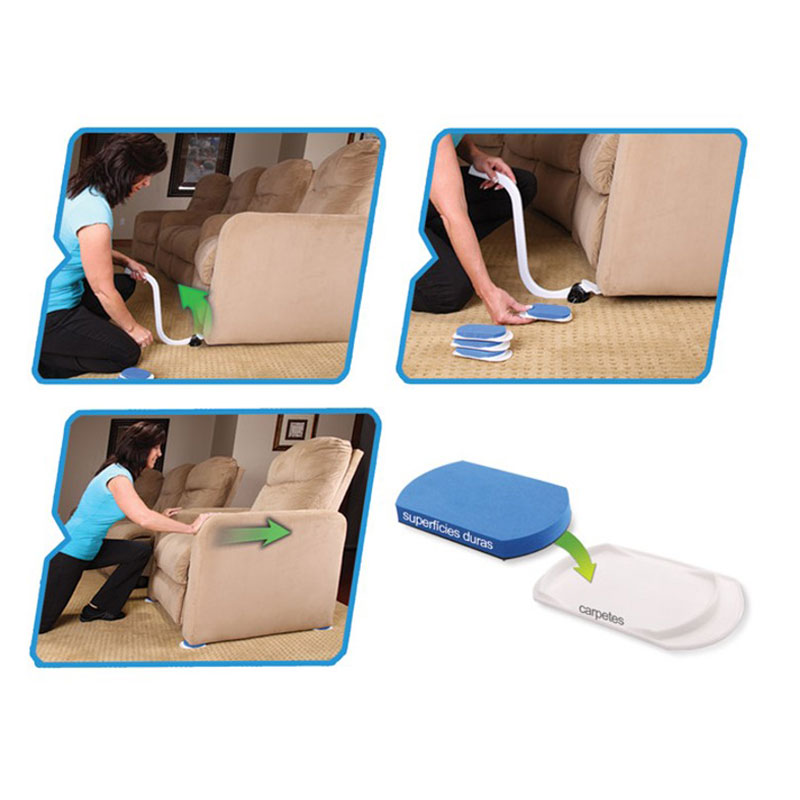 Reusable Furniture Movers EZ Moves for Heavy Furniture for Carpeted Surfaces Glide Moving