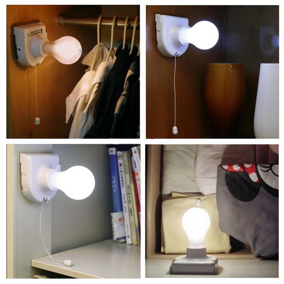 INSTA BULB Pull the Rope Wall lamp Energy-saving lamps Cabinet Light  Ceiling light