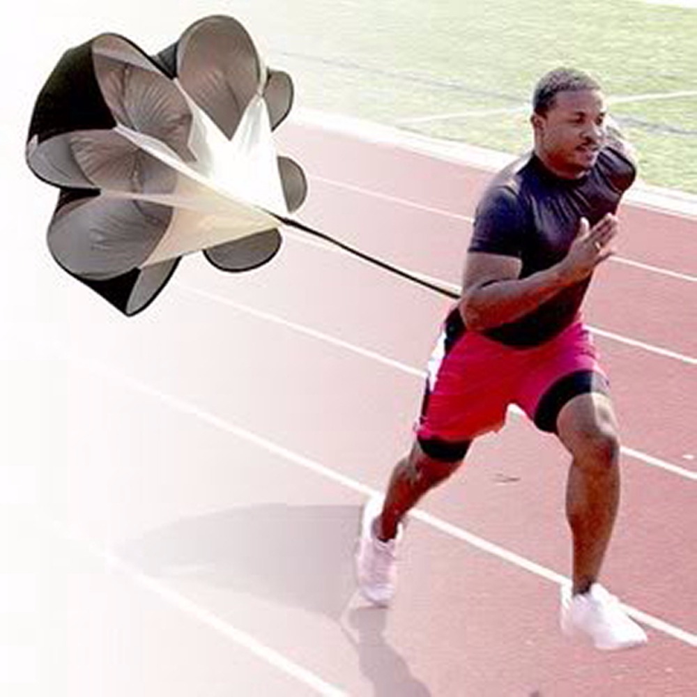 Speed parachute Training umbrella Soccer Resistance rope Running Chute for Football bodybuilding