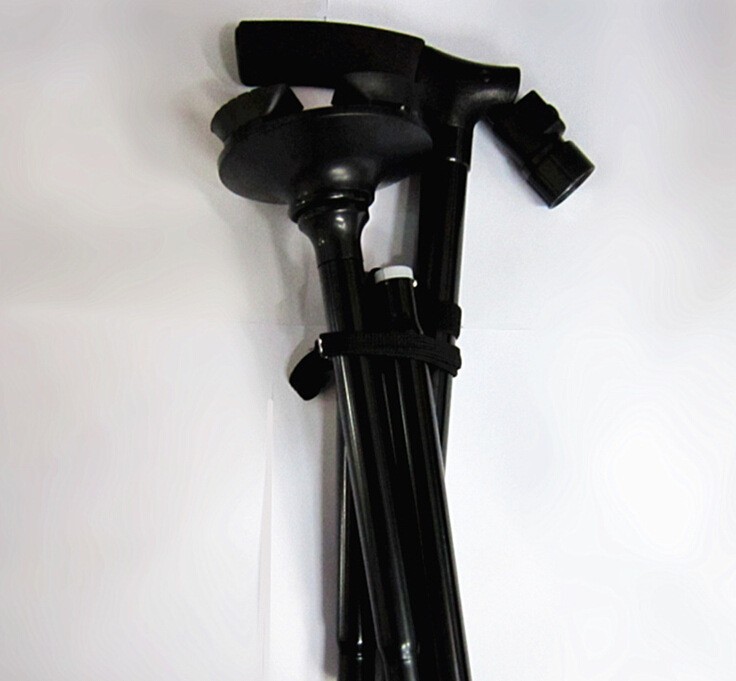 MAGIC Trusty CANE with Folding Cups LED Flashlight Lighting Crutches