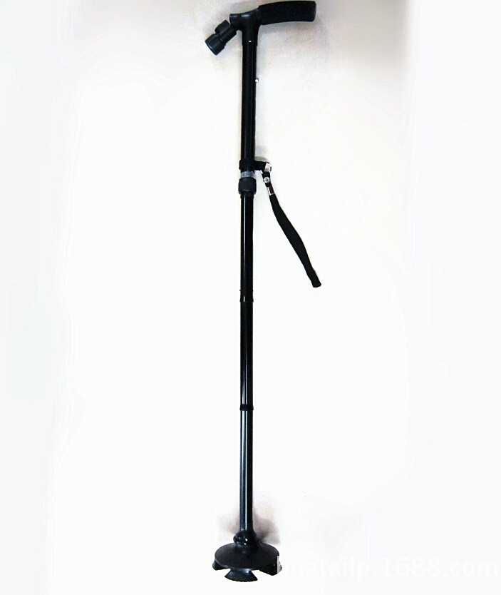 MAGIC Trusty CANE with Folding Cups LED Flashlight Lighting Crutches