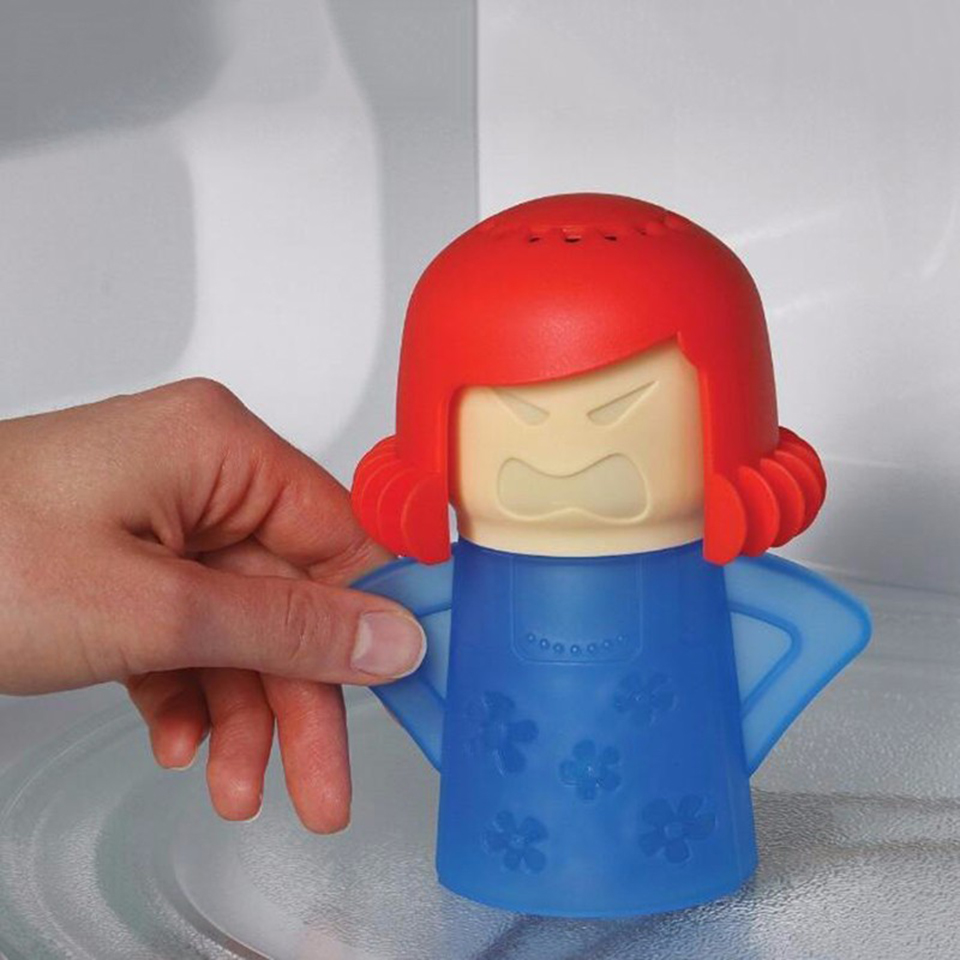 4 Colors Hot New Metro Angry Mama Microwave Cleaner Steam Cleaners Kitchen Dining  bar