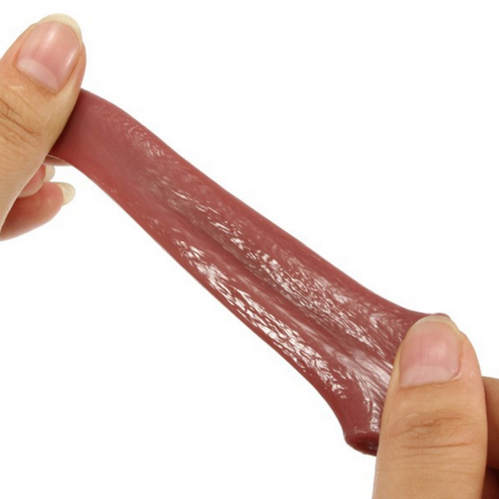 Novelty Halloween Joke Prank Realistic Pierced Fake Tongue Close up Magic Prop