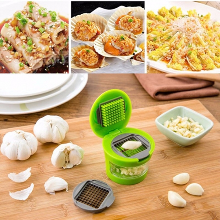 Press Garlic Slicer Presser Chopper Grinder Kitchen Tool GarlicPress Crusher