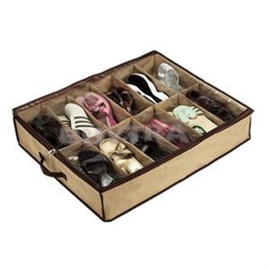 2016 New Shoe storage organiser underbed shoe box 12 pairs rack large Clean shoebox 1pcs