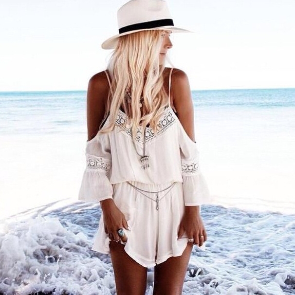 Ms Wild Style V Collar Chiffon Lace Lace Skirt Sling Sexy Halo Rompers