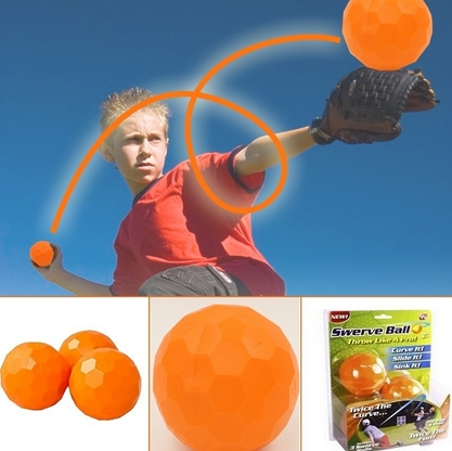 1PCS/LOT Swerve Ball - The Amazing Ball That Lets Anyone Throw Like A Pro - As Seen On TV