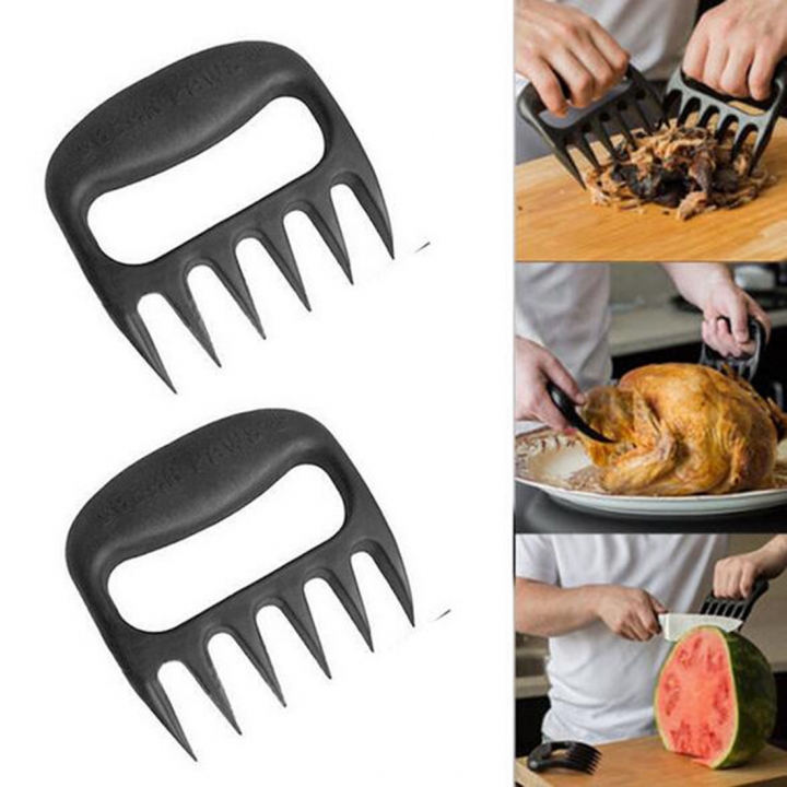 BBQ Bear Paws Claws Meat Handler Fork Tongs Pull Shred Pork BBQ Shredder  Kitchen Restaurant Supplies