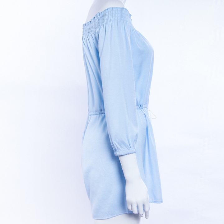 Western Style Ms Fashion Tube top Elastic Loose Tie Sexy Personality Rompers