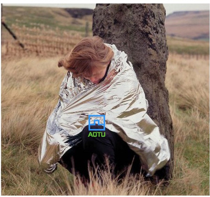 Survival Rescue Insulation Curtain multi-thin lightweight Life-saving Military Silver Blanket Travel