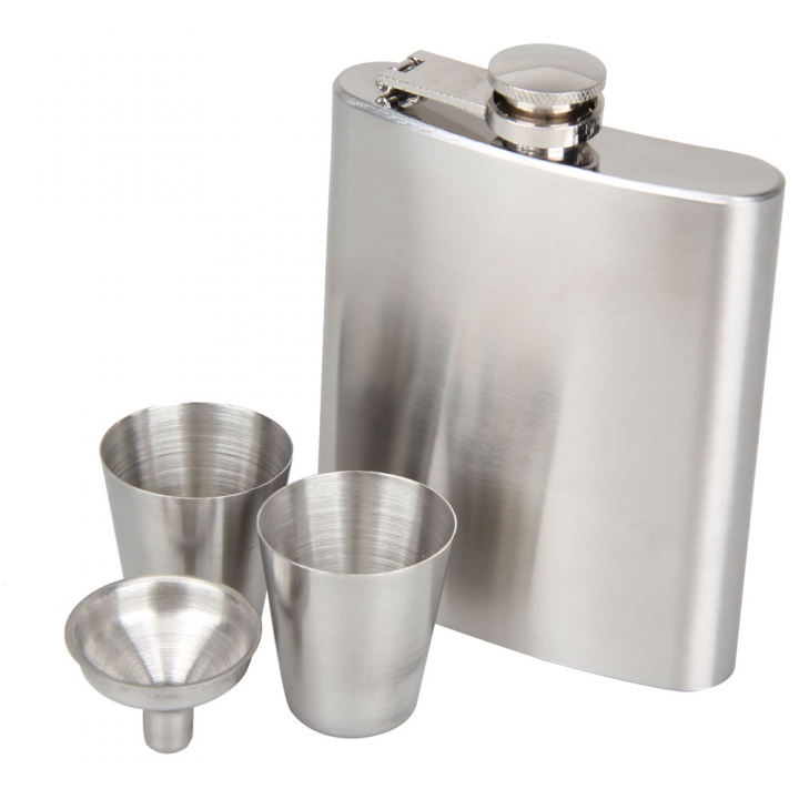 Men's Portable 4 Ounce Stainless Steel Jug Kettle Water Bag Portable Jug