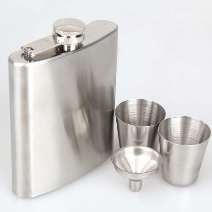 Men's Portable 4 Ounce Stainless Steel Jug Kettle Water Bag Portable Jug