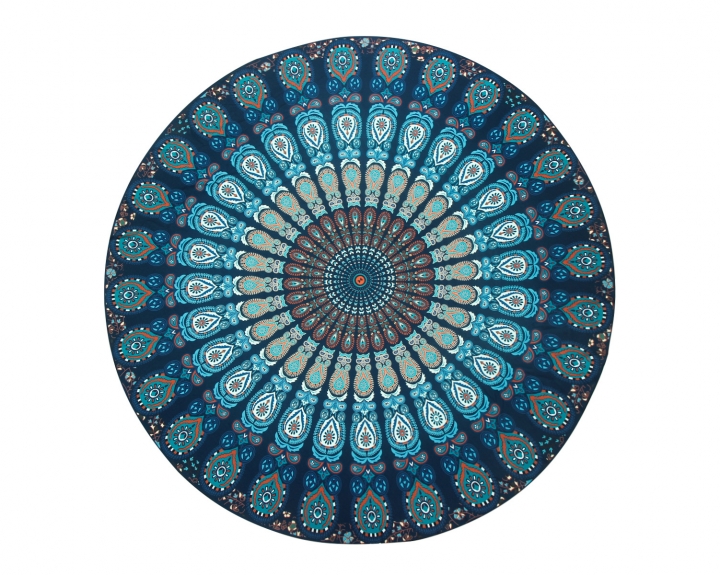 Western Style Ms Polyester Beach Towel Sun Protection Shawl Wrap Skirt Yoga Mat Beach Mat