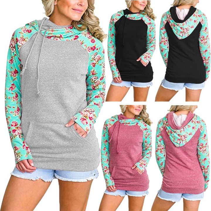 Western Style Ms Fashion Diagonal Zipper Stitching Printing Slim Sweater Coat