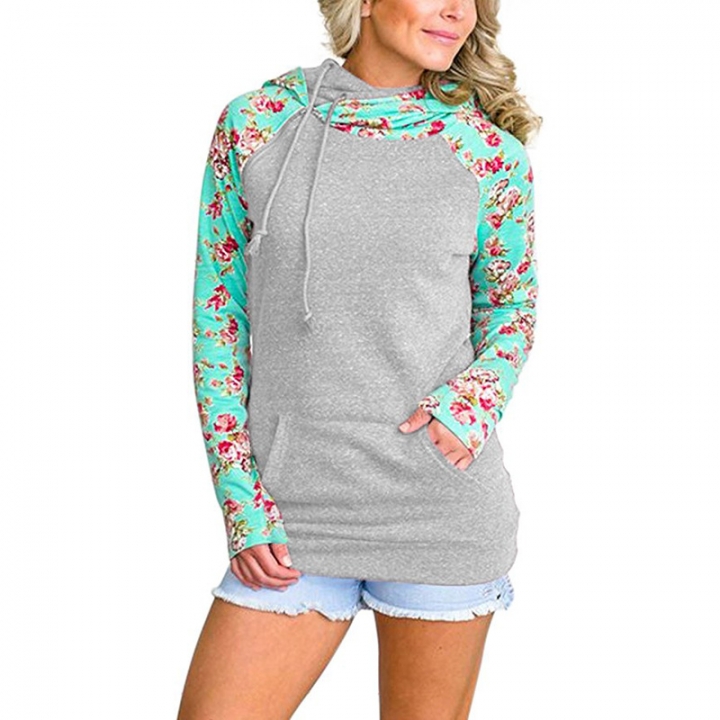 Western Style Ms Fashion Diagonal Zipper Stitching Printing Slim Sweater Coat